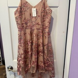 Floral Embroidered Dress